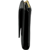 サンローラン SAINT LAURENT アップタウンコンパクトウォレット 582296 ブラック ゴールド金具 レザー レディース 二つ折り財布
