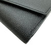 サンローラン SAINT LAURENT アップタウンコンパクトウォレット 582296 ブラック ゴールド金具 レザー レディース 二つ折り財布