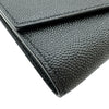 サンローラン SAINT LAURENT アップタウンコンパクトウォレット 582296 ブラック ゴールド金具 レザー レディース 二つ折り財布