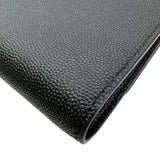 サンローラン SAINT LAURENT アップタウンコンパクトウォレット 582296 ブラック ゴールド金具 レザー レディース 二つ折り財布
