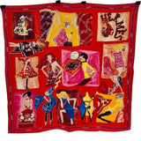 エルメス HERMES カレ70 JAIME MON CARRE レッド シルク レディース スカーフ