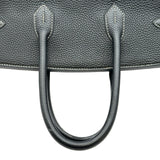 エルメス HERMES バーキン35 □H刻印 ブラック/ホワイトステッチ ゴールド金具 トゴ レディース ハンドバッグ