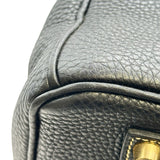 エルメス HERMES バーキン35 □H刻印 ブラック/ホワイトステッチ ゴールド金具 トゴ レディース ハンドバッグ