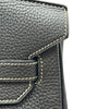 エルメス HERMES バーキン35 □H刻印 ブラック/ホワイトステッチ ゴールド金具 トゴ レディース ハンドバッグ