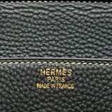 エルメス HERMES バーキン35 □H刻印 ブラック/ホワイトステッチ ゴールド金具 トゴ レディース ハンドバッグ