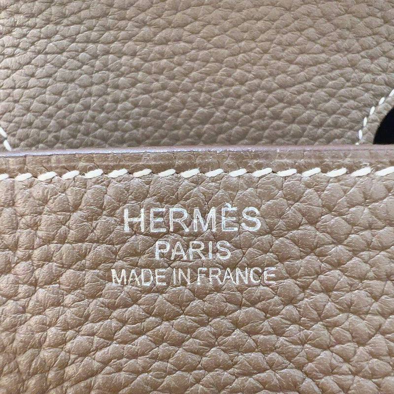 エルメス HERMES バーキン35 T刻印 (2015年製) エトゥープ　シルバー金具 トリヨンクレマンス メンズ ハンドバッグ