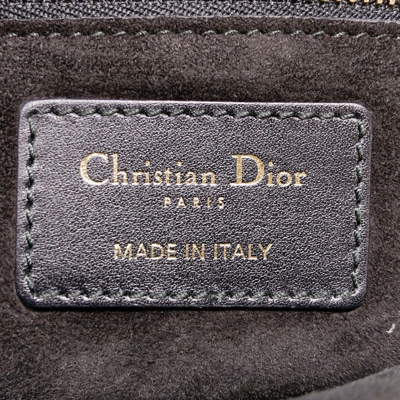 クリスチャン・ディオール Christian Dior レディディオール ミディアム ブラック/ゴールド金具 レディース ハンドバッグ