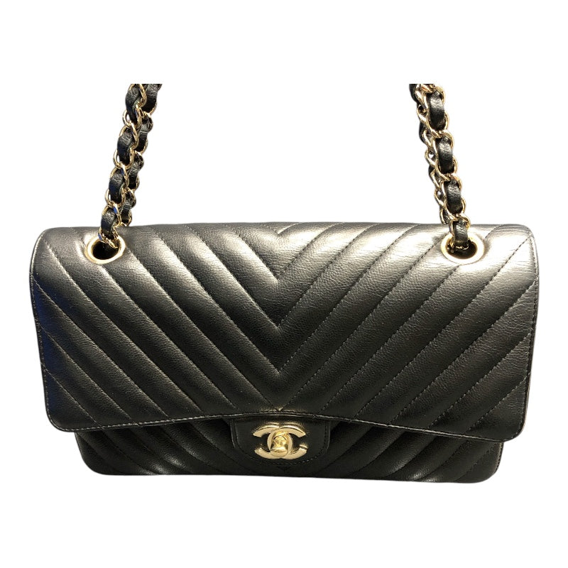 シャネル CHANEL マトラッセ25 Vステッチ A01112 キャビア/GD金具 レディース ショルダーバッグ