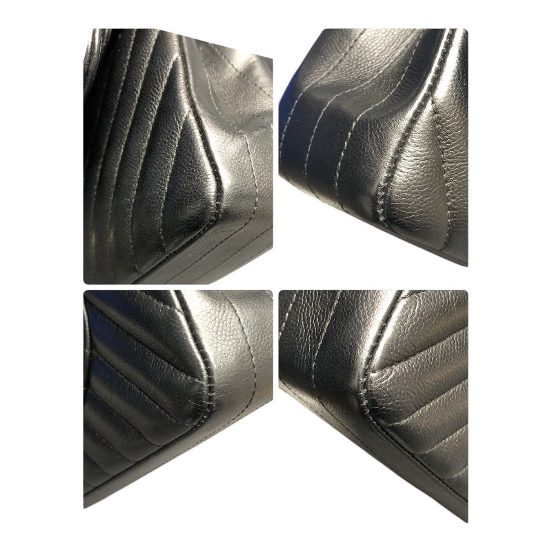 シャネル CHANEL マトラッセ25 Vステッチ A01112 キャビア/GD金具 レディース ショルダーバッグ