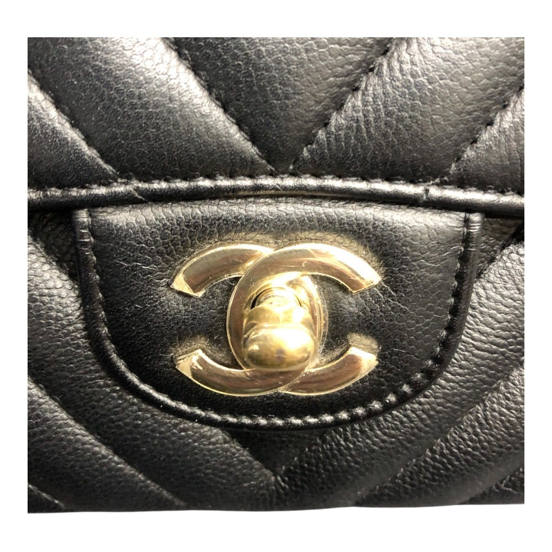 シャネル CHANEL マトラッセ25 Vステッチ A01112 キャビア/GD金具 レディース ショルダーバッグ