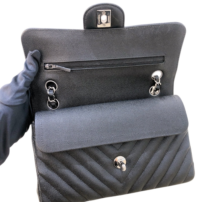 シャネル CHANEL マトラッセ23　Vステッチ A01113 キャビア/SV金具 レディース ショルダーバッグ