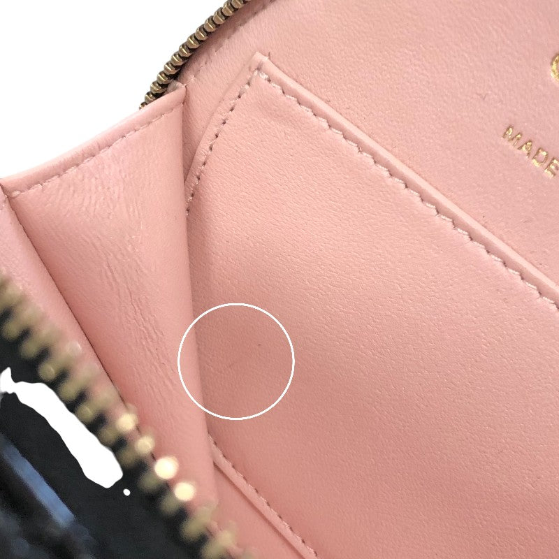 シャネル CHANEL ラウンドミニショルダーバッグ AP2940 ブラック ゴールド金具 パテントレザー レディース ショルダーバッグ