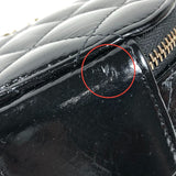 シャネル CHANEL ラウンドミニショルダーバッグ AP2940 ブラック ゴールド金具 パテントレザー レディース ショルダーバッグ