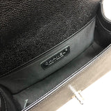 シャネル CHANEL ボーイシャネル20 シェブロン A67085 ブラック キャビアスキン レディース ショルダーバッグ