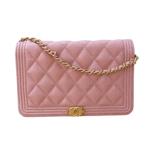 シャネル CHANEL ボーイシャネルチェーンウォレット A81969