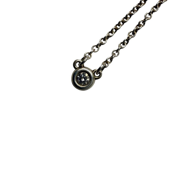 ティファニー TIFFANY＆CO バイザヤード ネックレス D0.03ct シルバー925 ジュエリー