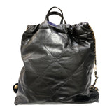 シャネル CHANEL シャネル22バックパック AS3313 ブラック×GD金具 カーフレザー レディース リュック・デイパック