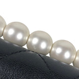 シャネル CHANEL マトラッセパールチェーンショルダー AS0584 ブラック ゴールド金具 ラムスキン レディース ショルダーバッグ