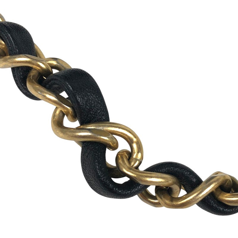 シャネル CHANEL マトラッセパールチェーンショルダー AS0584 ブラック ゴールド金具 ラムスキン レディース ショルダーバッグ