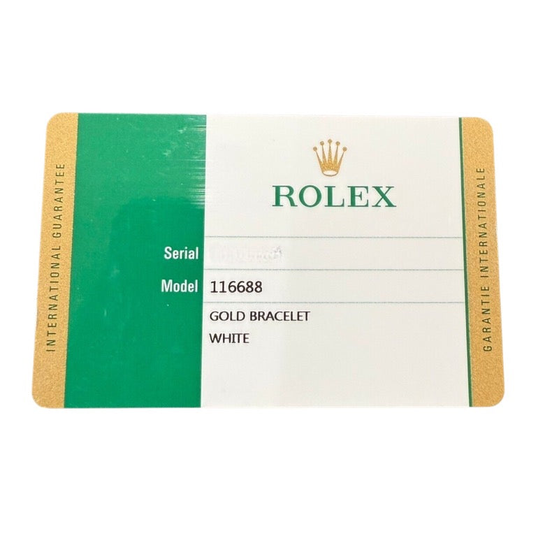ロレックス ROLEX ヨットマスター2 116688 K18イエローゴールド メンズ 腕時計