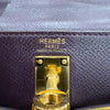 エルメス HERMES ケリー25 バイカラー □H刻印 レザン・シクラメン　ゴールド金具 ヴォーエプソン レディース ショルダーバッグ