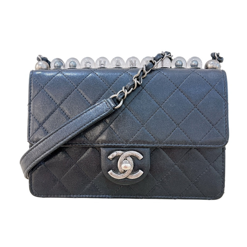 シャネル CHANEL クリアパールマトラッセチェーンショルダー AS0585 