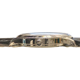 ジャガー・ルクルト JAEGER-LE COULTRE マスターコントロールデイト Q154.84.20 シルバー SS/革ベルト メンズ 腕時計