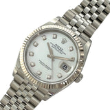 ロレックス ROLEX デイトジャスト36 ホワイトシェル 126234NG ホワイト WG/SS クオーツ ユニセックス 腕時計