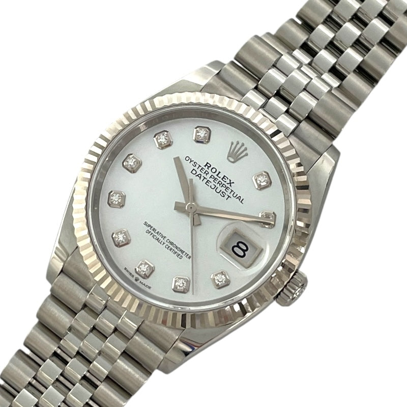 ロレックス ROLEX デイトジャスト36 ホワイトシェル 126234NG ホワイト WG/SS クオーツ ユニセックス 腕時計