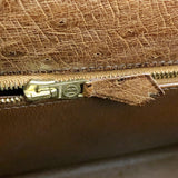エルメス HERMES ケリー35　外縫い 〇Y刻 コカオン/GD金具 オーストリッチ レディース ハンドバッグ