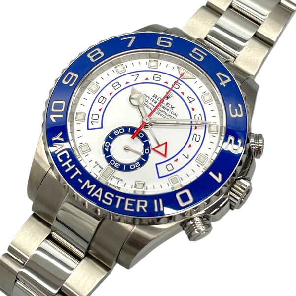 ロレックス ROLEX ヨットマスター2 116680 ホワイト SS 自動巻き メンズ 腕時計