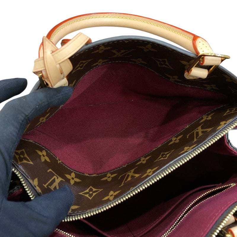 ルイ・ヴィトン LOUIS VUITTON グラン・パレMM M45898 ブラウン モノグラムキャンバス レディース ショルダーバッグ