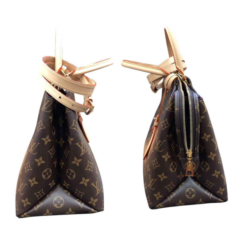 ルイ・ヴィトン LOUIS VUITTON グラン・パレMM M45898 ブラウン モノグラムキャンバス レディース ショルダーバッグ