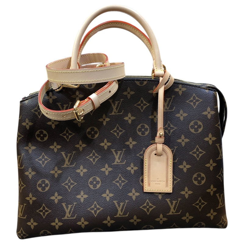 ルイ・ヴィトン LOUIS VUITTON グラン・パレMM M45898 ブラウン モノグラムキャンバス レディース ショルダーバッグ
