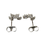 ハリーウィンストン HARRY WINSTON ウィンストンクラスター ダイヤピアス シルバー Pt950/ダイヤモンド ジュエリー