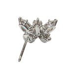 ハリーウィンストン HARRY WINSTON ウィンストンクラスター ダイヤピアス シルバー Pt950/ダイヤモンド ジュエリー