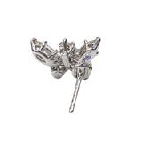 ハリーウィンストン HARRY WINSTON ウィンストンクラスター ダイヤピアス シルバー Pt950/ダイヤモンド ジュエリー