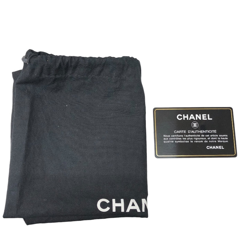 シャネル CHANEL ミニマトラッセ17 A35200 メタリックブルー　SV金具 キャビアスキン ユニセックス ショルダーバッグ