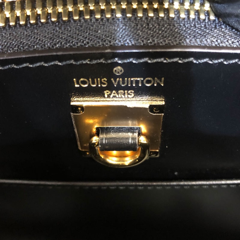ルイ・ヴィトン LOUIS VUITTON シティスティーマーミニ N96317 ネイビー　GD金具 パイソン/カーフ レディース ハンドバッグ