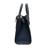 ルイ・ヴィトン LOUIS VUITTON シティスティーマーミニ N96317 ネイビー　GD金具 パイソン/カーフ レディース ハンドバッグ