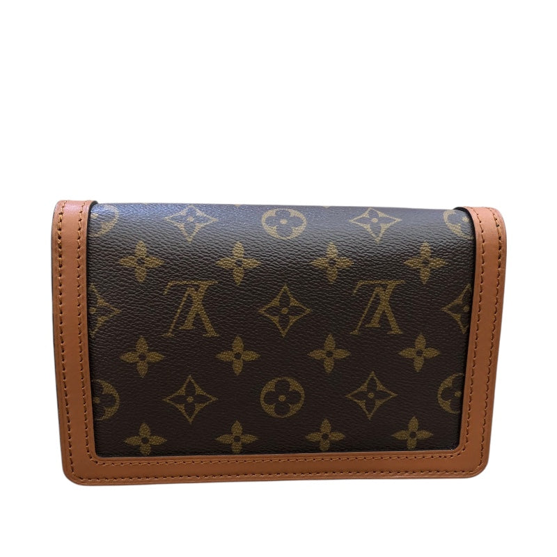ルイ・ヴィトン LOUIS VUITTON バムバッグ ドーフィーヌ M44586 ブラウン　GD金具 モノグラム・リバース レディース ウエストバッグ