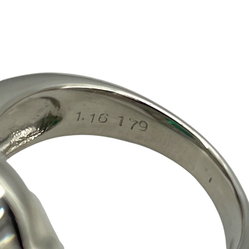 Pt900 エメラルド/ダイヤ リング Pt/エメラルド/ダイヤモンド エメラルド ジュエリー