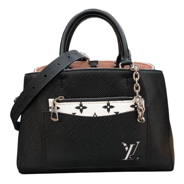 ルイ・ヴィトン LOUIS VUITTON マレル・トート BB M59952 ブラック　SV金具 エピレザー/モノグラムキャンパス レディース ハンドバッグ