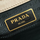 プラダ PRADA サフィアーノ2WAYバッグ 1BA228 ピンクベージュ　ゴールド金具 サフィアーノレザー レディース ショルダーバッグ
