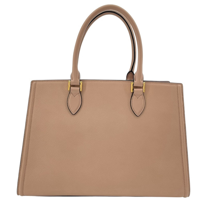 プラダ PRADA サフィアーノ2WAYバッグ 1BA228 ピンクベージュ　ゴールド金具 サフィアーノレザー レディース ショルダーバッグ