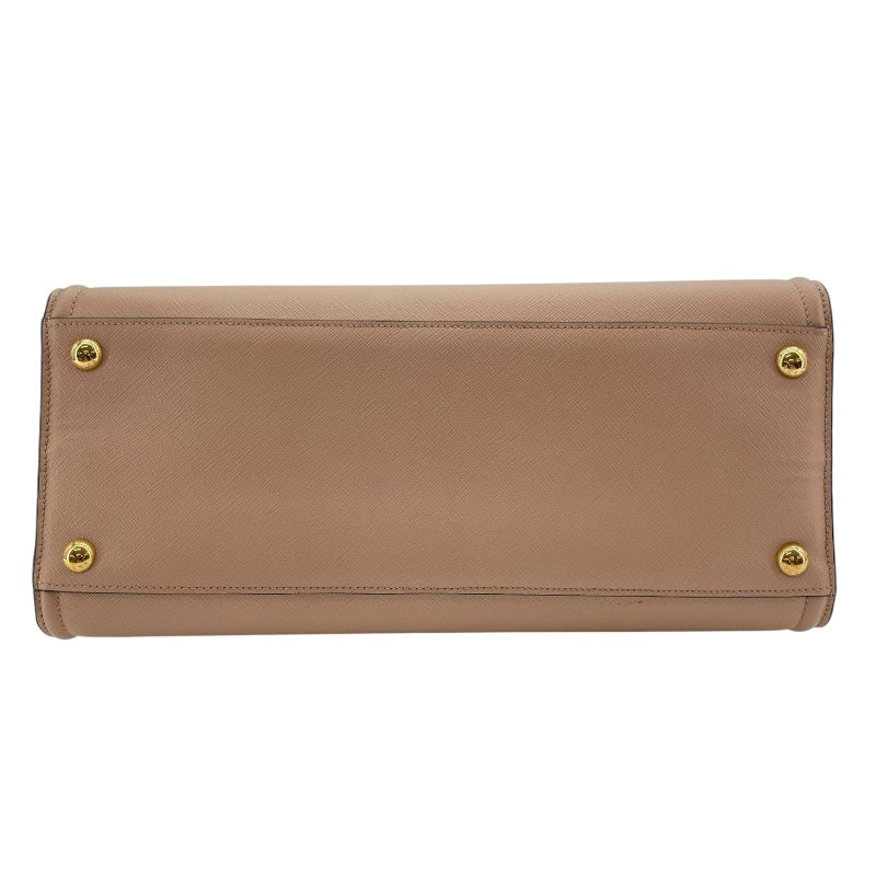 プラダ PRADA サフィアーノ2WAYバッグ 1BA228 ピンクベージュ