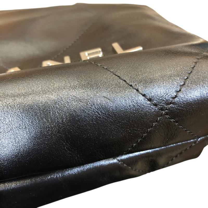シャネル CHANEL シャネル22　ミニ AS3980 ブラック SV金具 シャイニーカーフ レディース ショルダーバッグ
