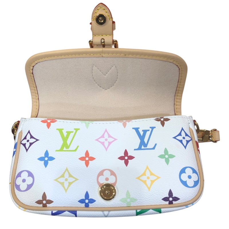 ルイ・ヴィトン LOUIS VUITTON ナノ ディアヌ 村上隆コラボ M14194 マルチカラー GD金具 モノグラム ユニセックス ショルダーバッグ
