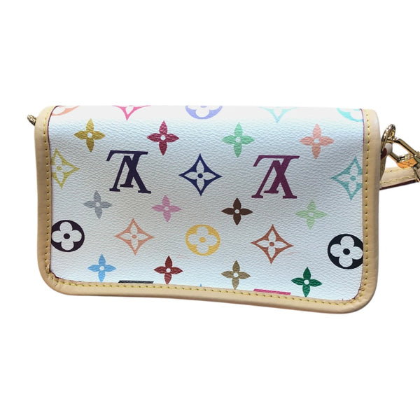 ルイ・ヴィトン LOUIS VUITTON ナノ ディアヌ 村上隆コラボ M14194 マルチカラー GD金具 モノグラム ユニセックス ショルダーバッグ