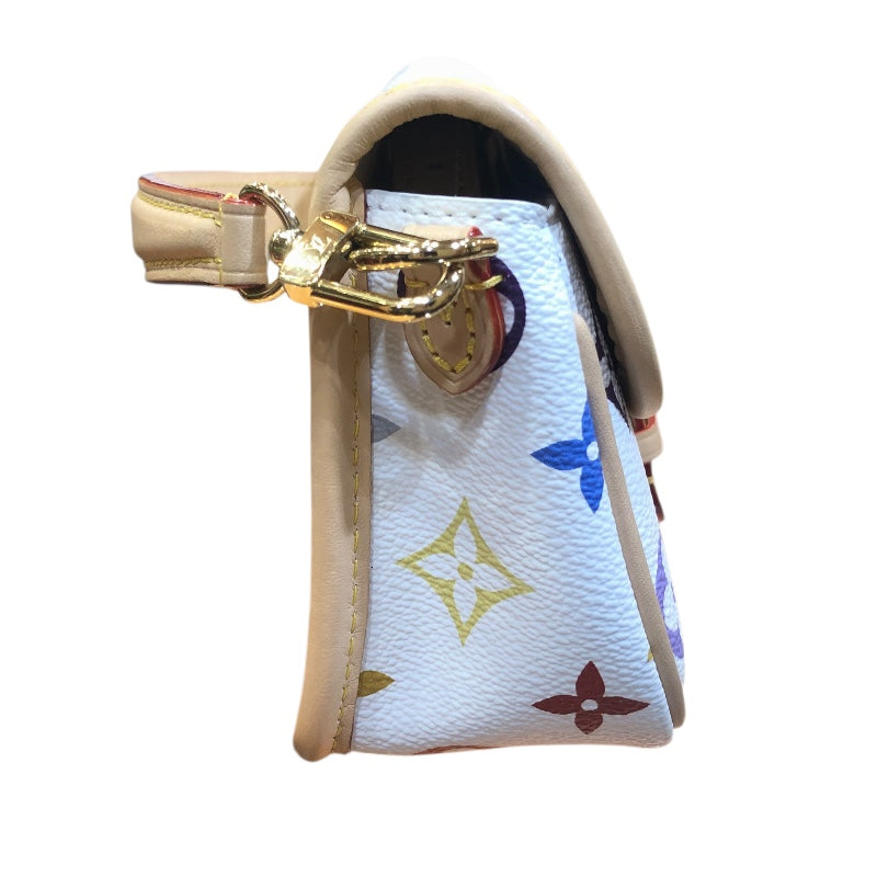 ルイ・ヴィトン LOUIS VUITTON ナノ ディアヌ 村上隆コラボ M14194 マルチカラー GD金具 モノグラム ユニセックス ショルダーバッグ